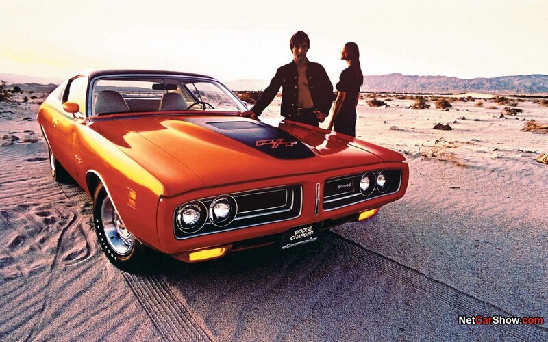 Dodge Charger in the desert
