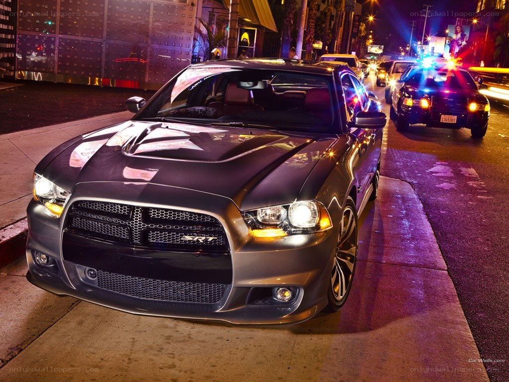 Dodge Charger SRT at night