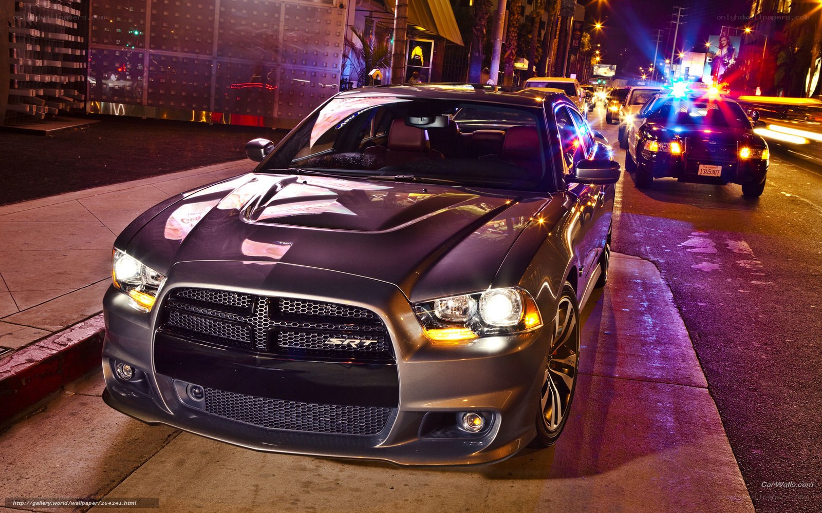 Dodge Charger SRT at night