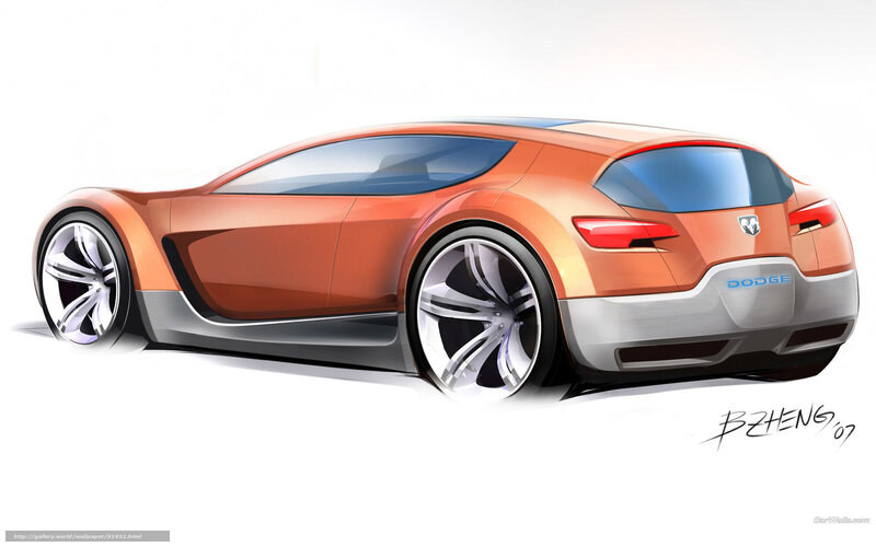 Dodge concept car sketch