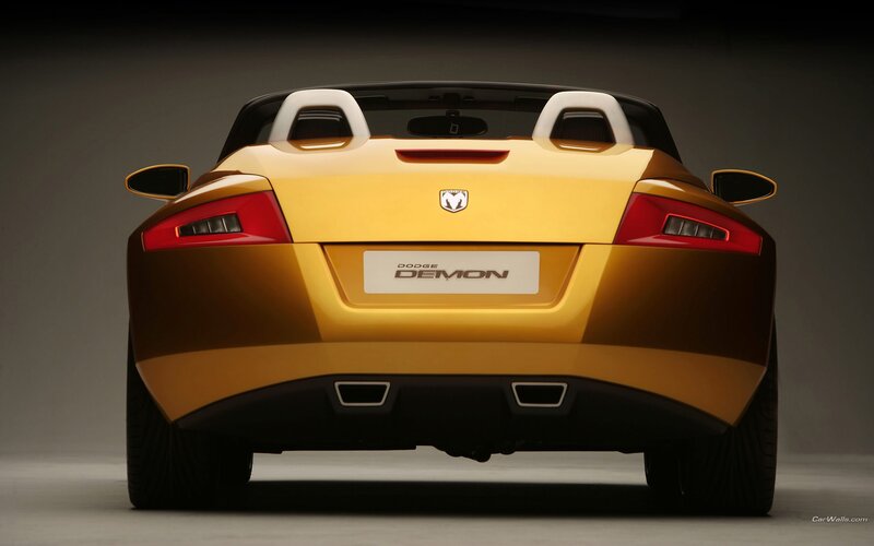 Dodge Demon concept car rear view