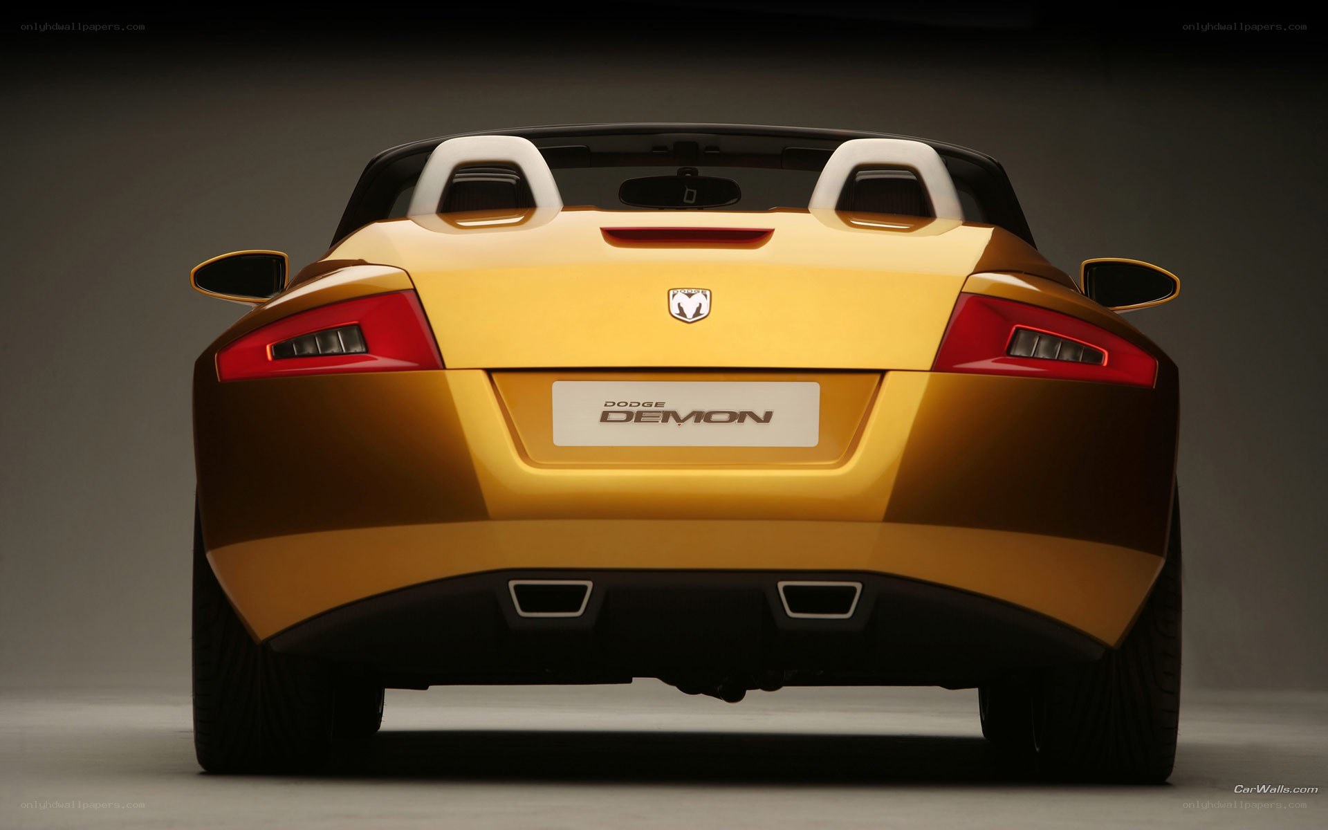 Dodge Demon concept car rear view