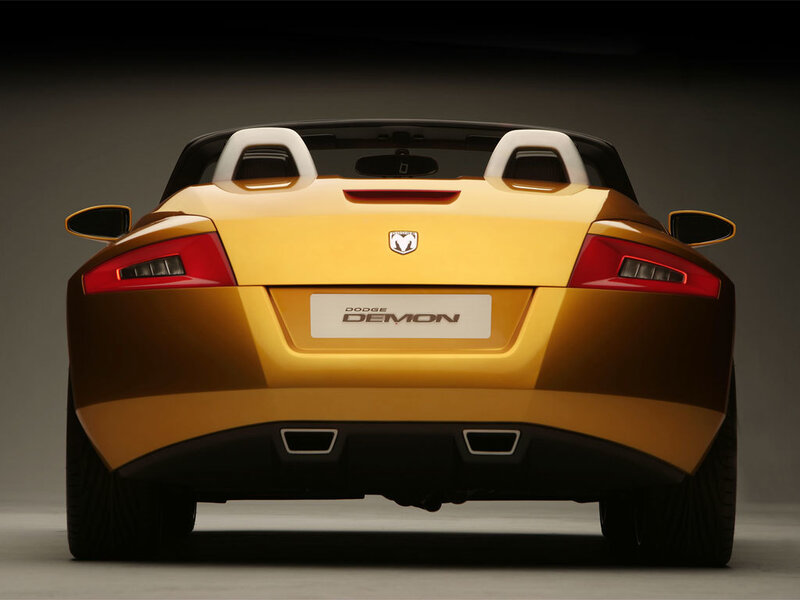 Dodge Demon concept car rear view