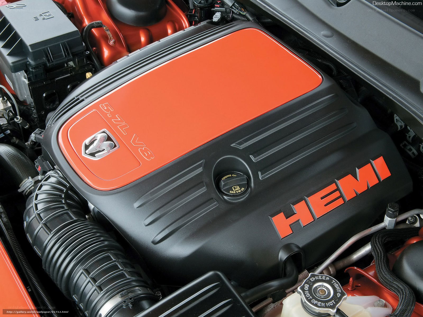 Dodge HEMI engine bay