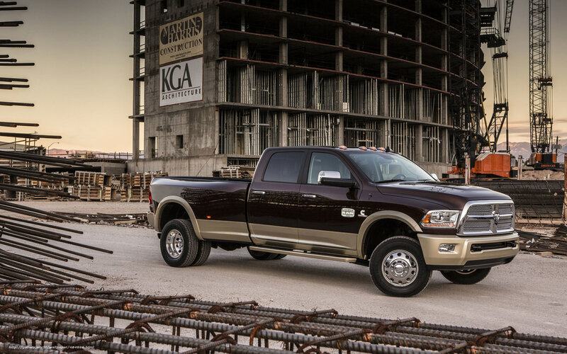 Dodge Ram at construction site