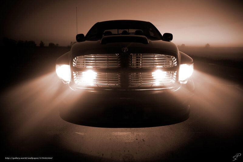 Dodge Ram at dawn
