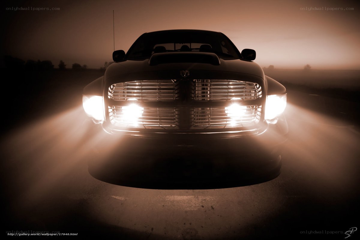 Dodge Ram at dawn