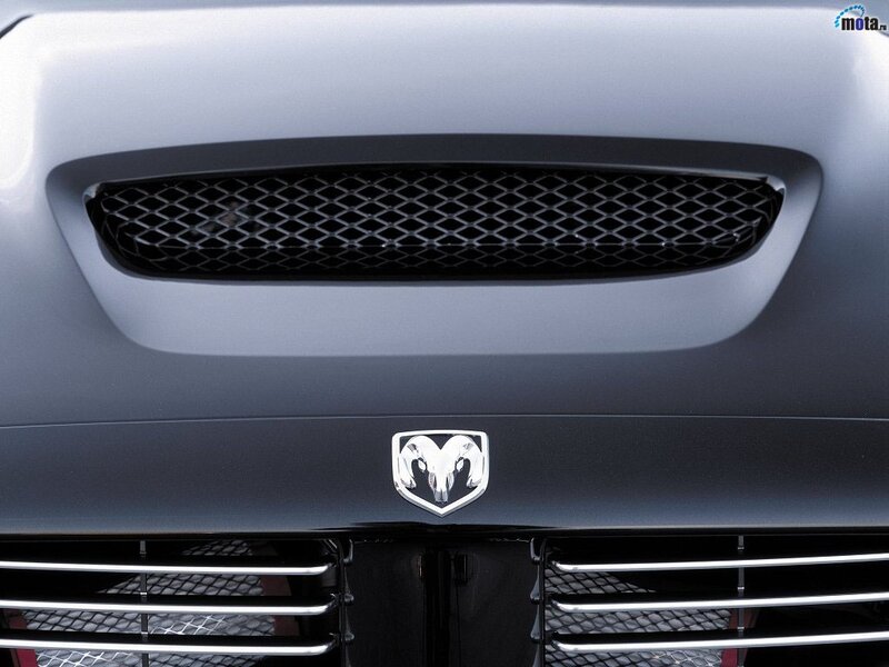 Dodge Ram grille close-up