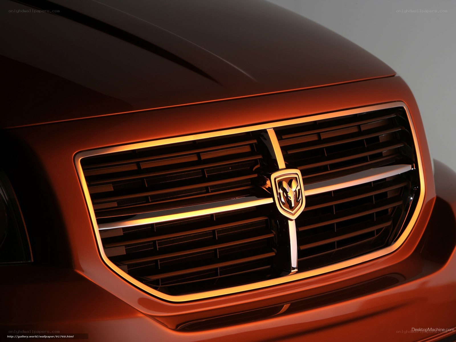 Dodge Ram grille close-up