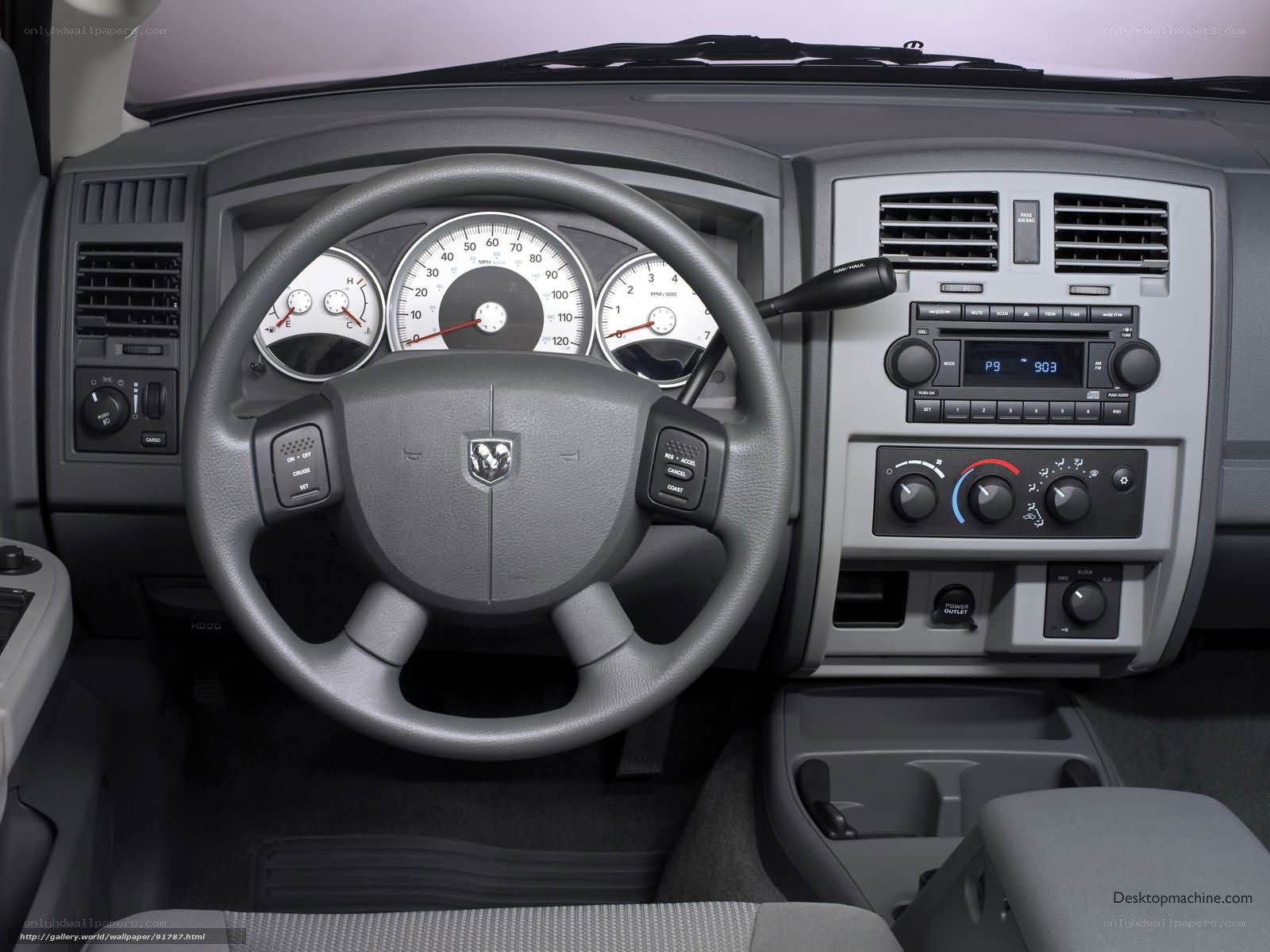 Dodge Ram interior dashboard