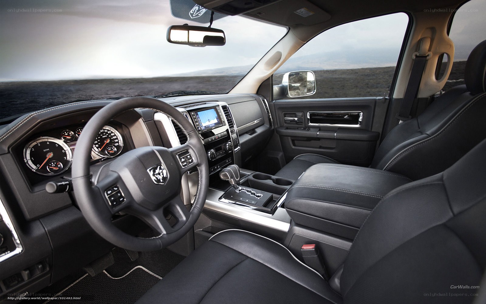 Dodge Ram interior view