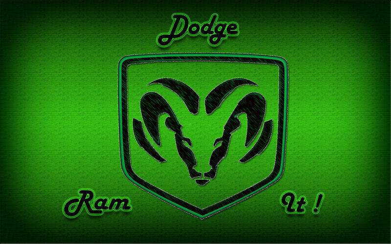 Dodge Ram Logo — Green
