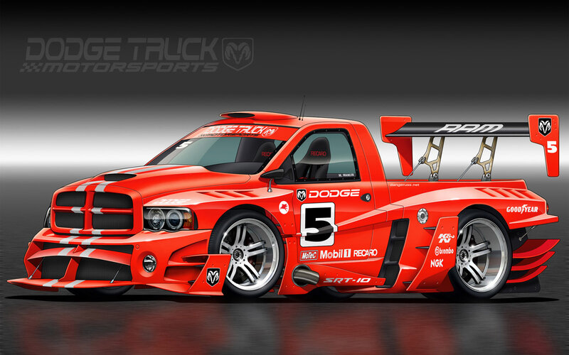 Dodge Ram race truck