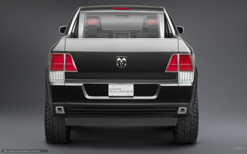 Dodge Rampage concept rear view
