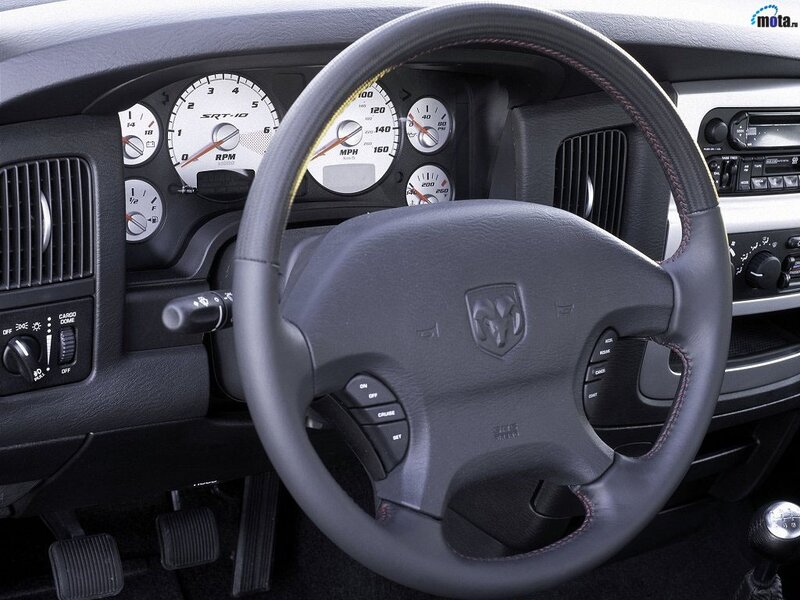 Dodge SRT-10 dashboard interior