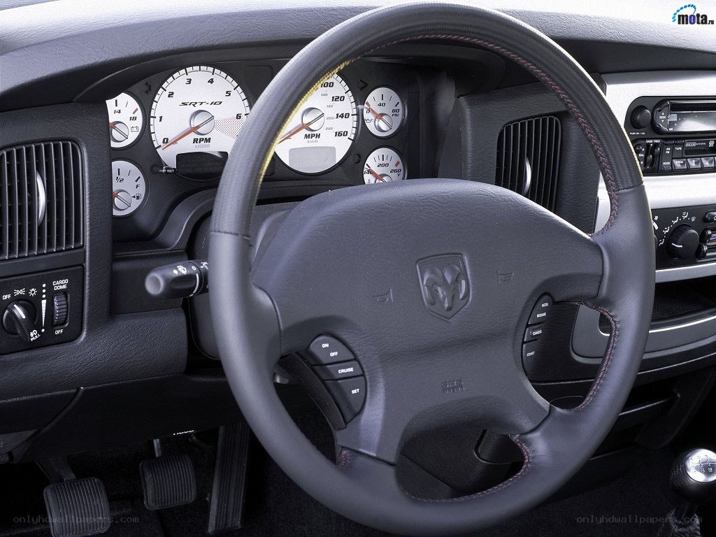 Dodge SRT-10 dashboard interior