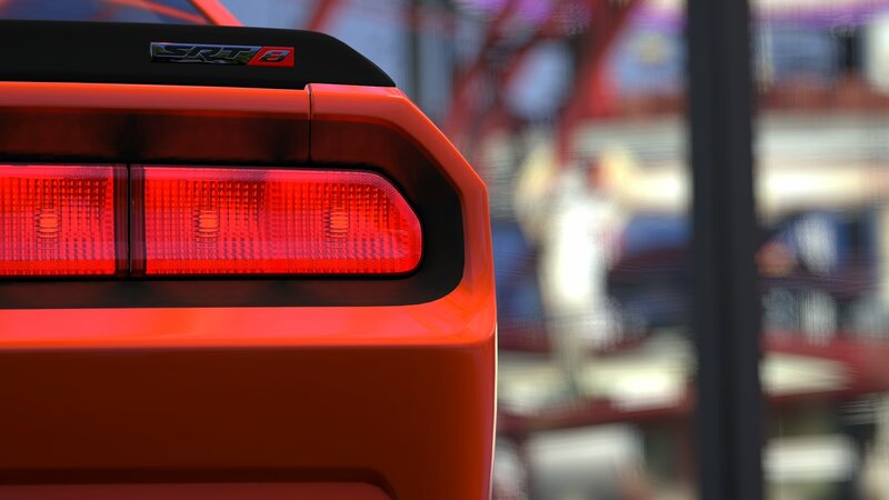 Dodge SRT-8 rear view