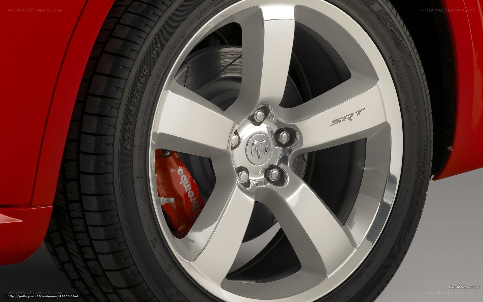 Dodge SRT wheel close-up