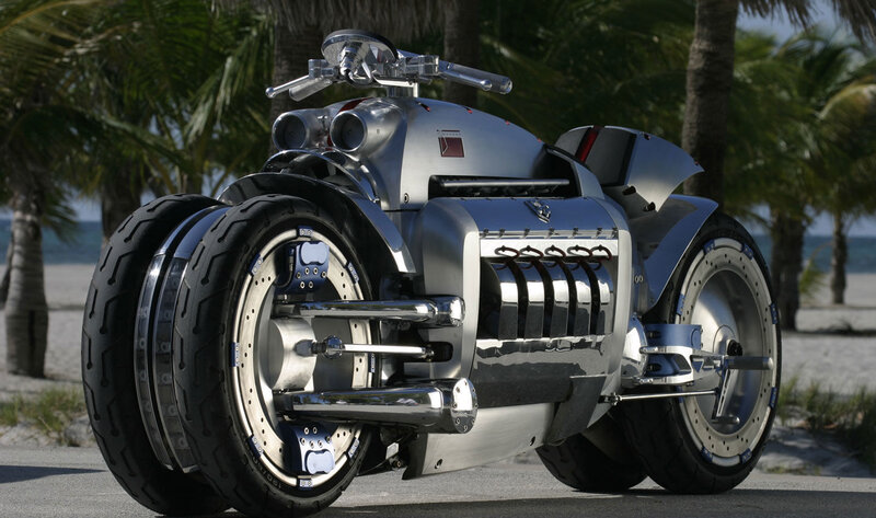 Dodge Tomahawk Motorcycle — Silver
