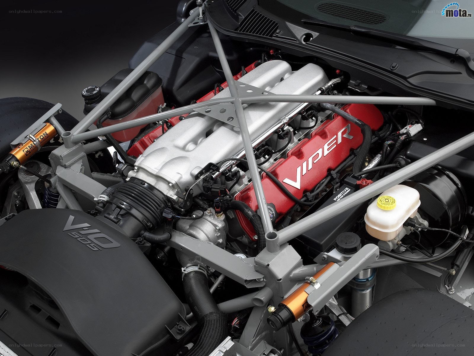 Dodge Viper engine bay