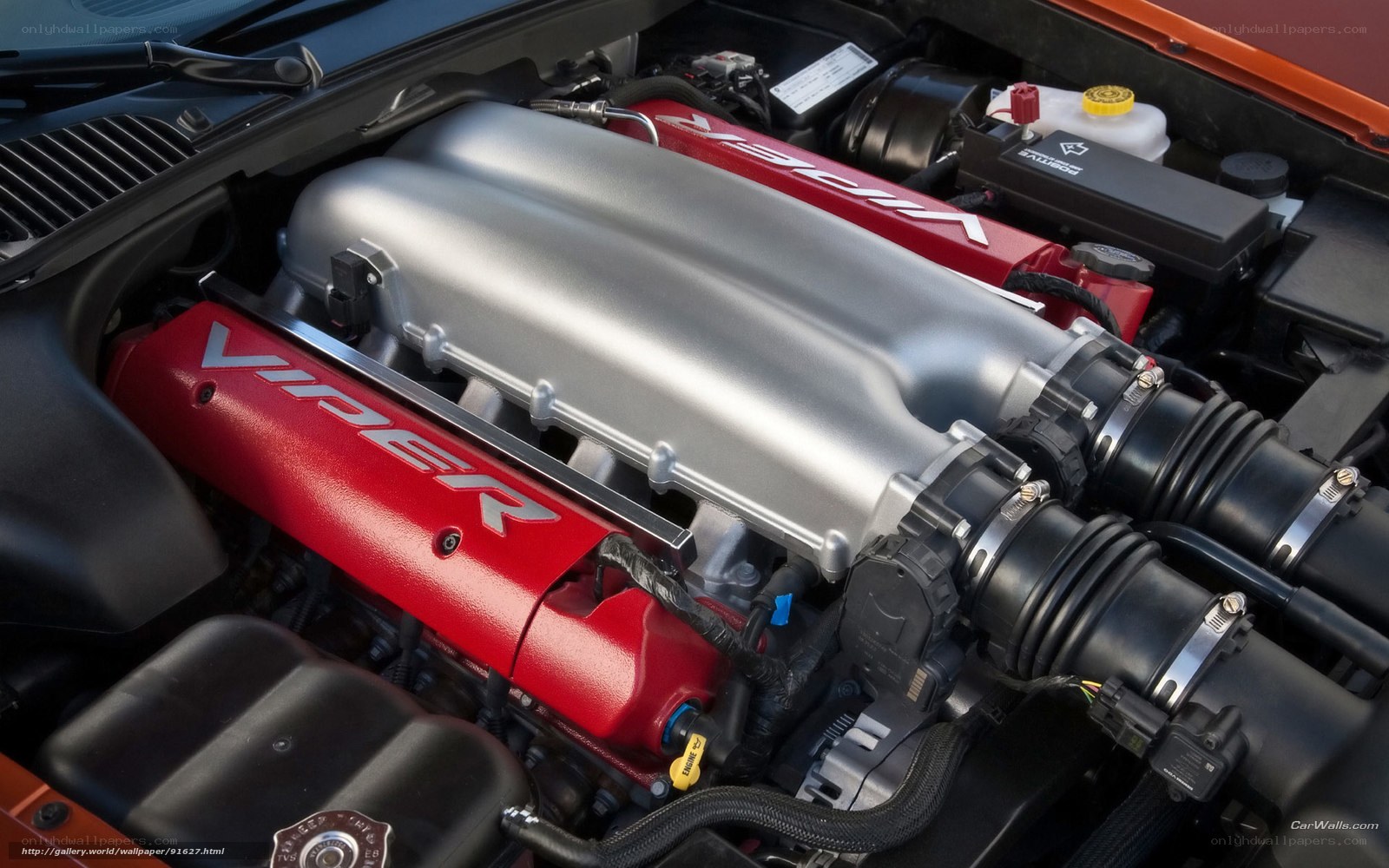 Dodge Viper engine bay