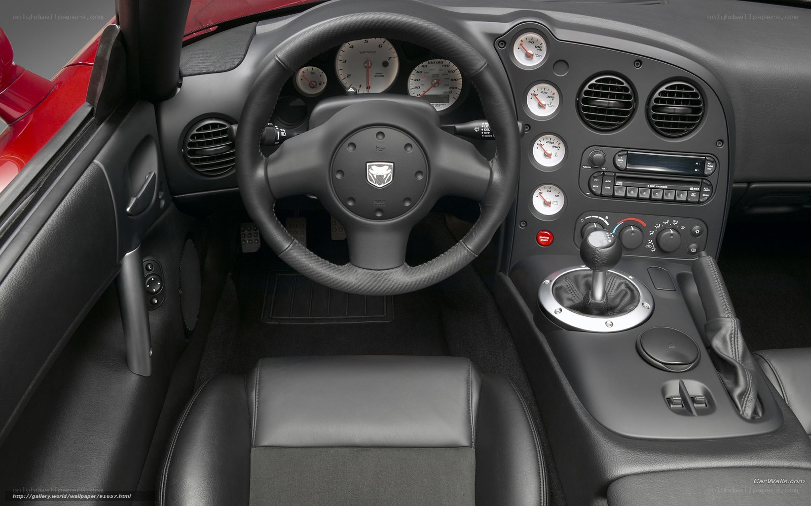 Dodge Viper interior dashboard