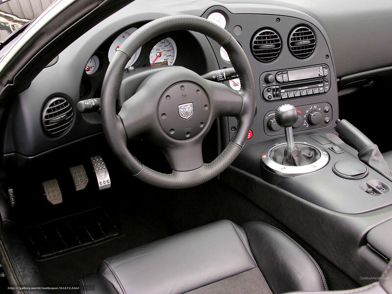 Dodge Viper interior dashboard