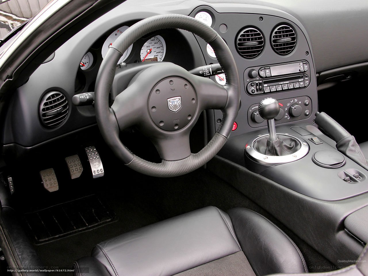 Dodge Viper interior dashboard