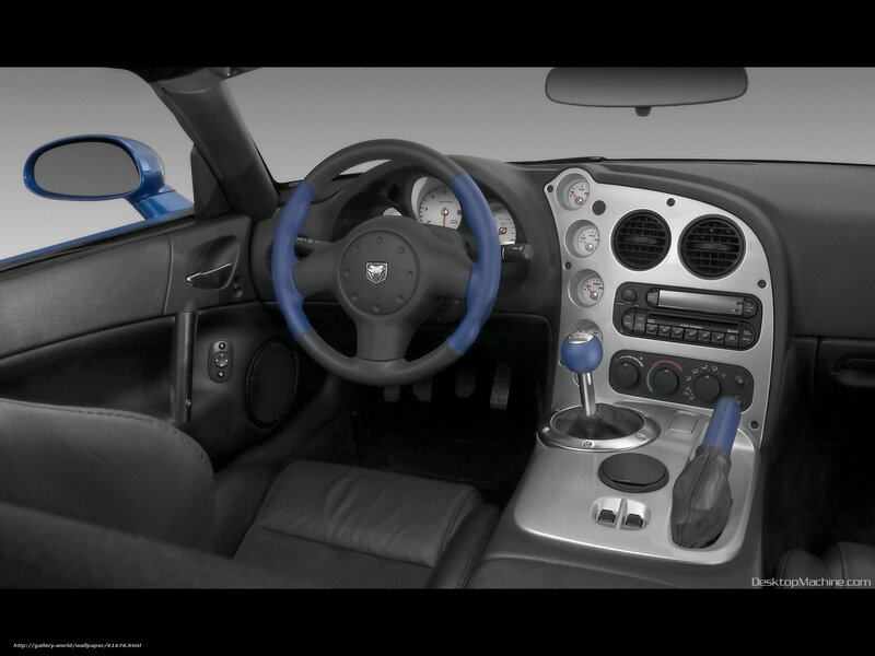 Dodge Viper interior dashboard