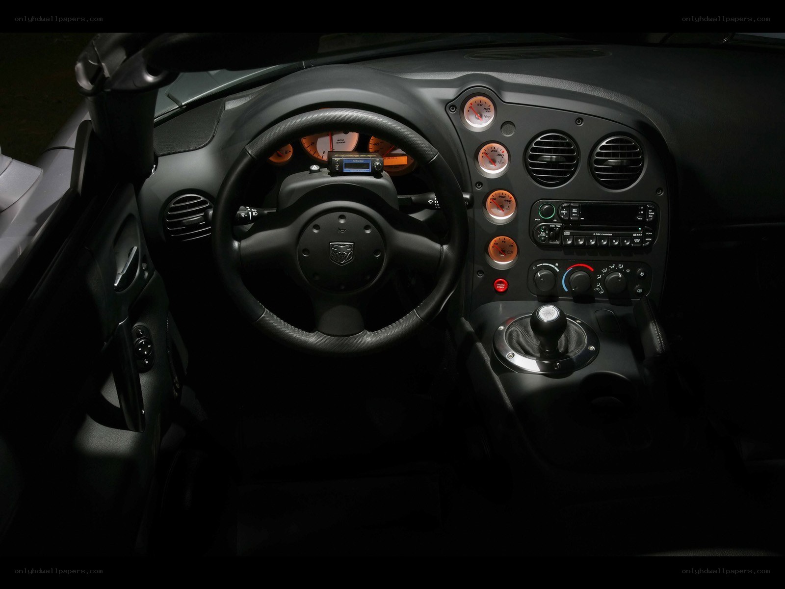 Dodge Viper interior dashboard