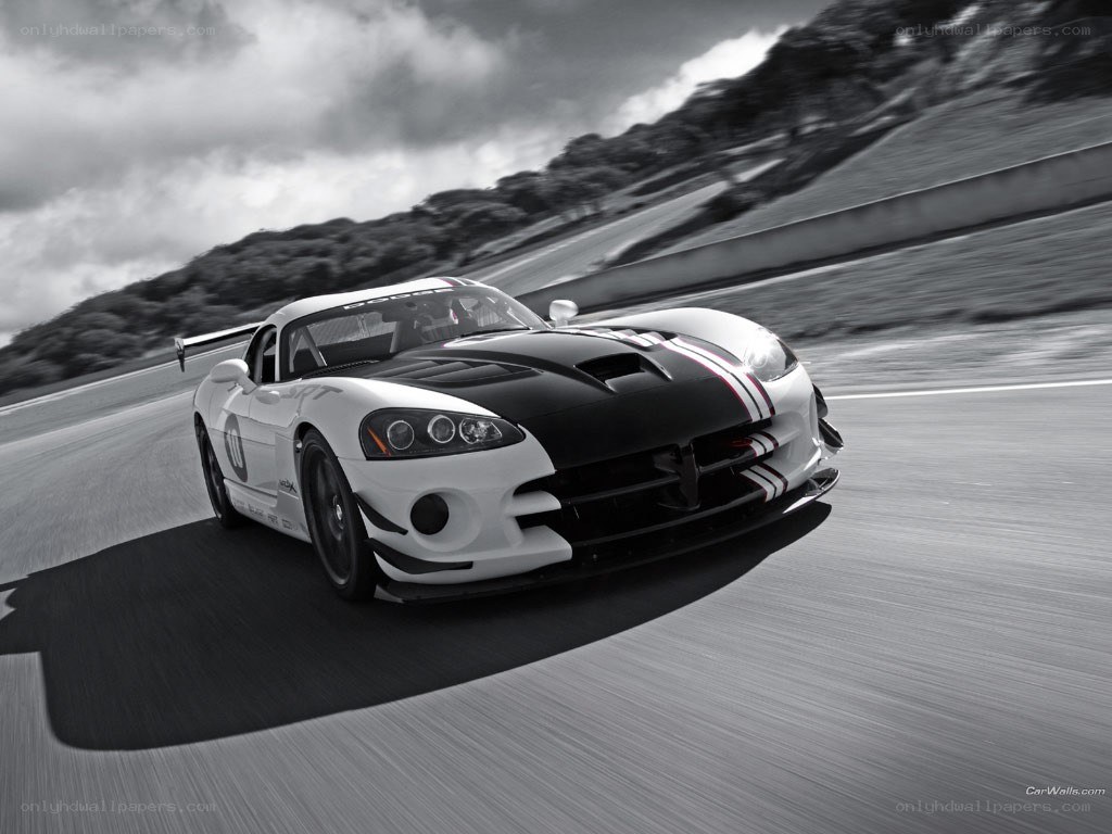 Dodge Viper on a racetrack
