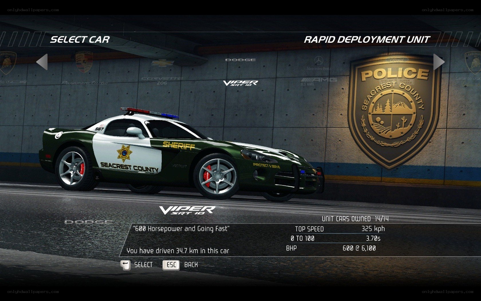 Dodge Viper police car
