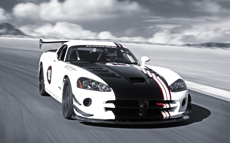 Dodge Viper SRT on racetrack