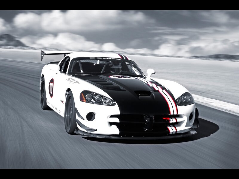 Dodge Viper SRT on racetrack