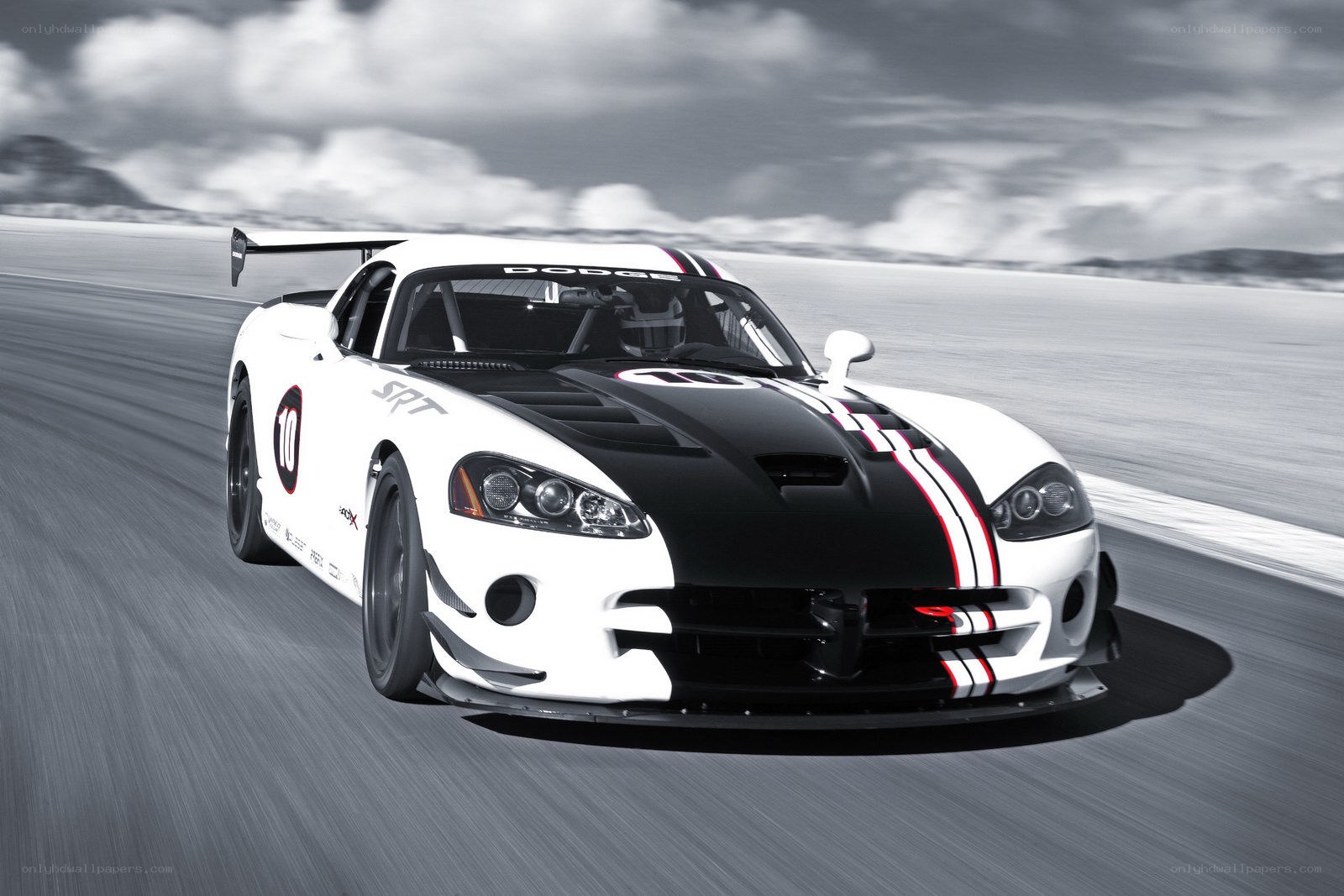 Dodge Viper SRT on racetrack