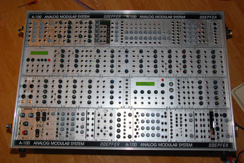 Doepfer A-100 modular synthesizer