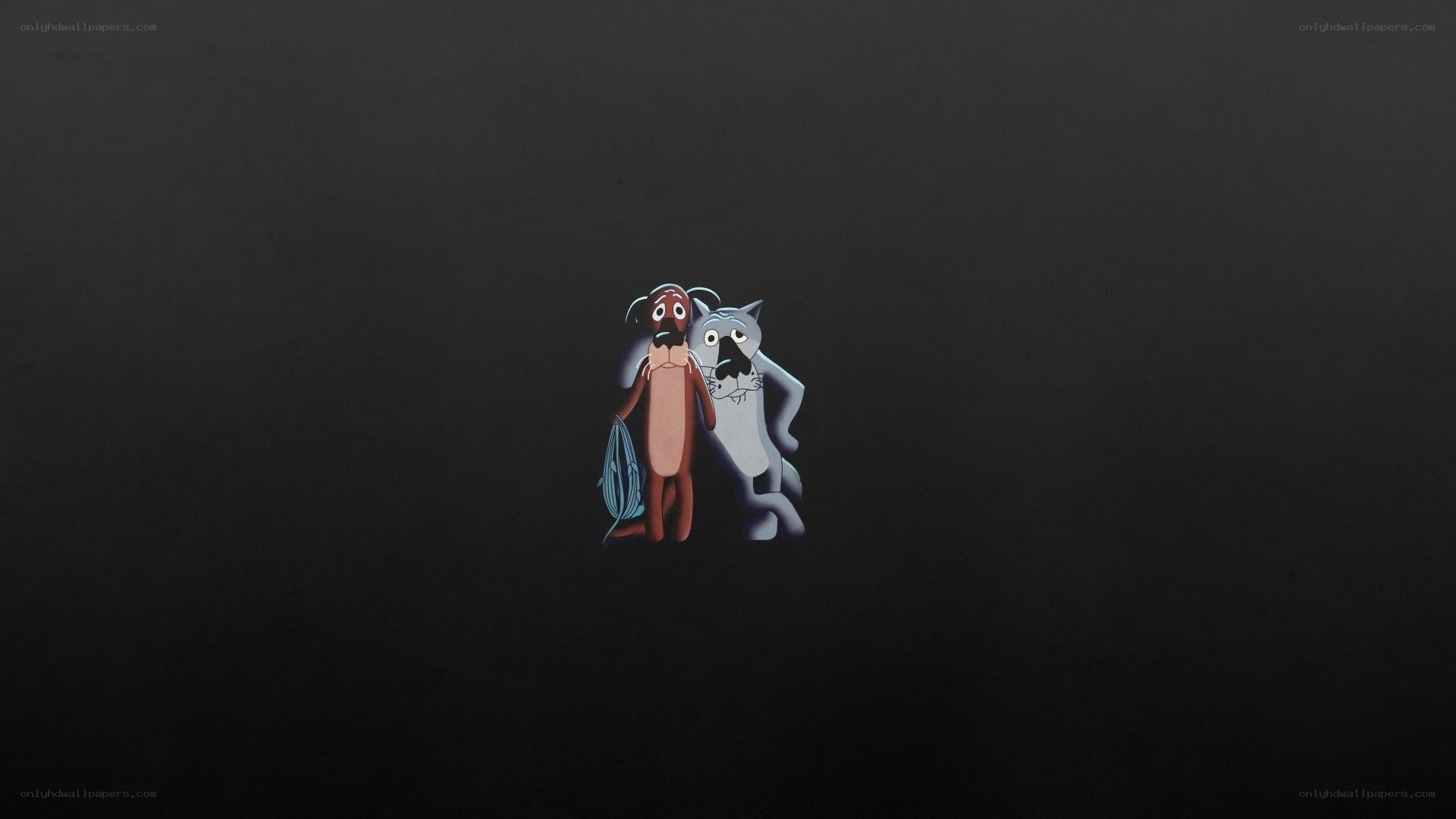 dog and cat cartoon characters