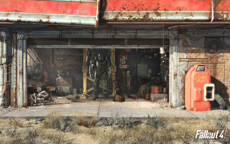 Dog and Power Armor