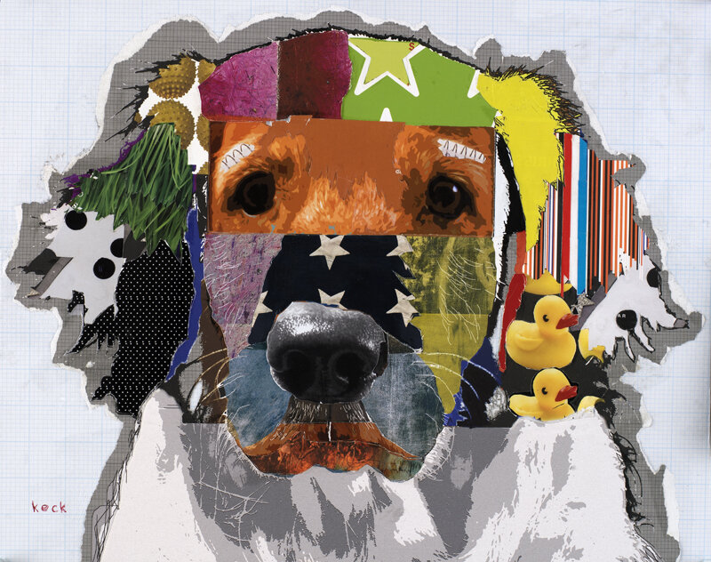 Dog Collage Art