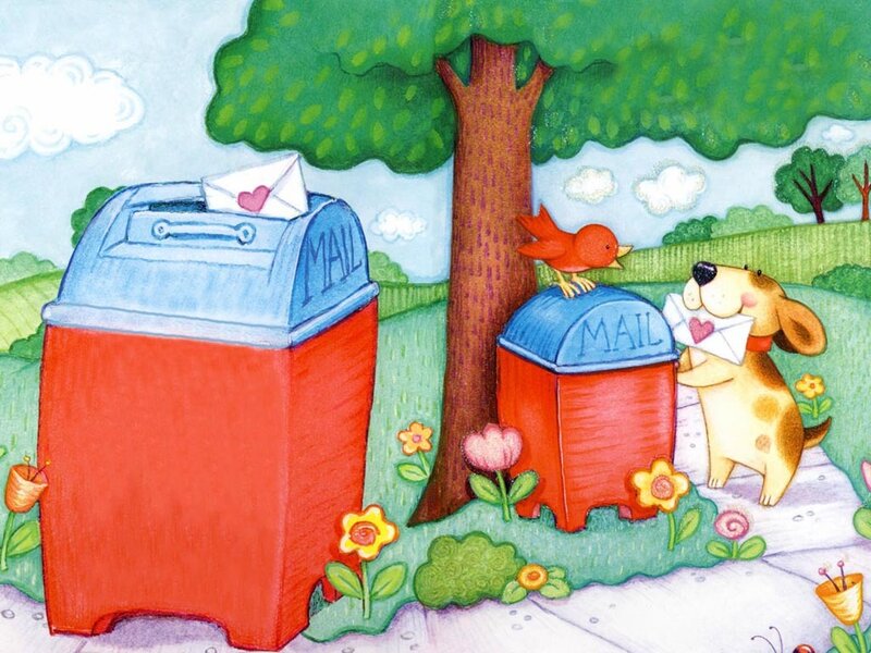 Dog Delivering Mail