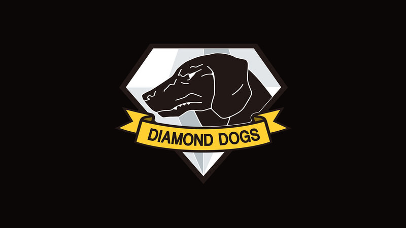 Dog Head in Diamond