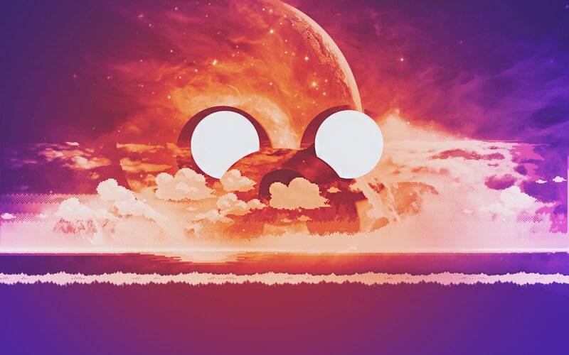 Dog-like Character in Space