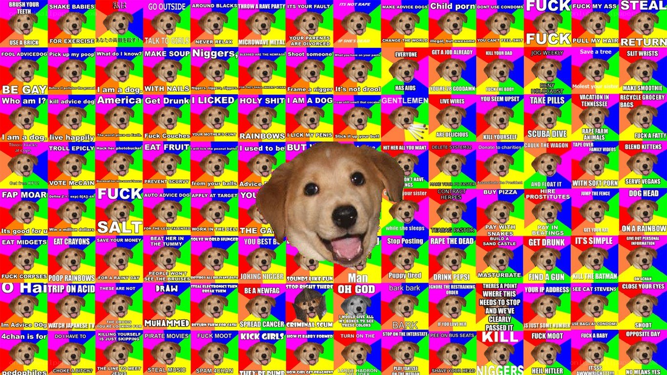 Dog meme collage