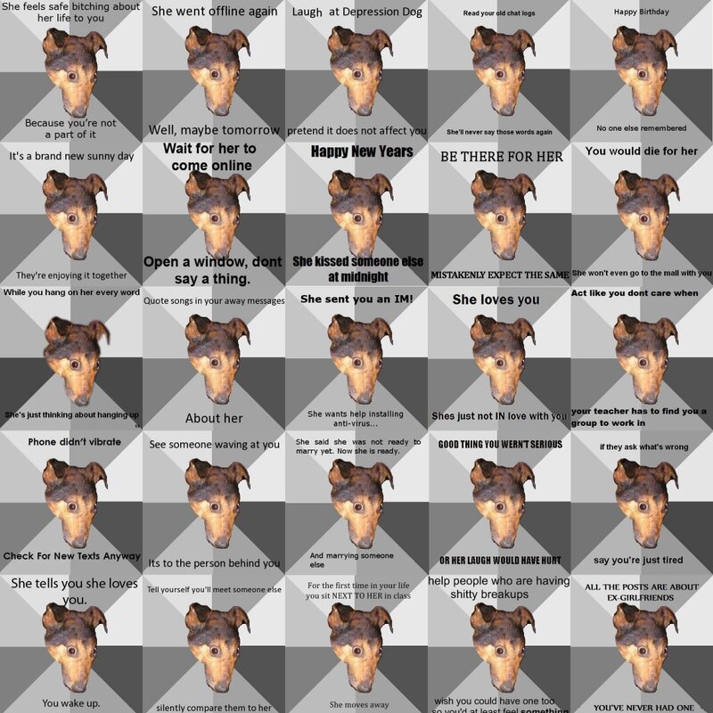 dog meme grid