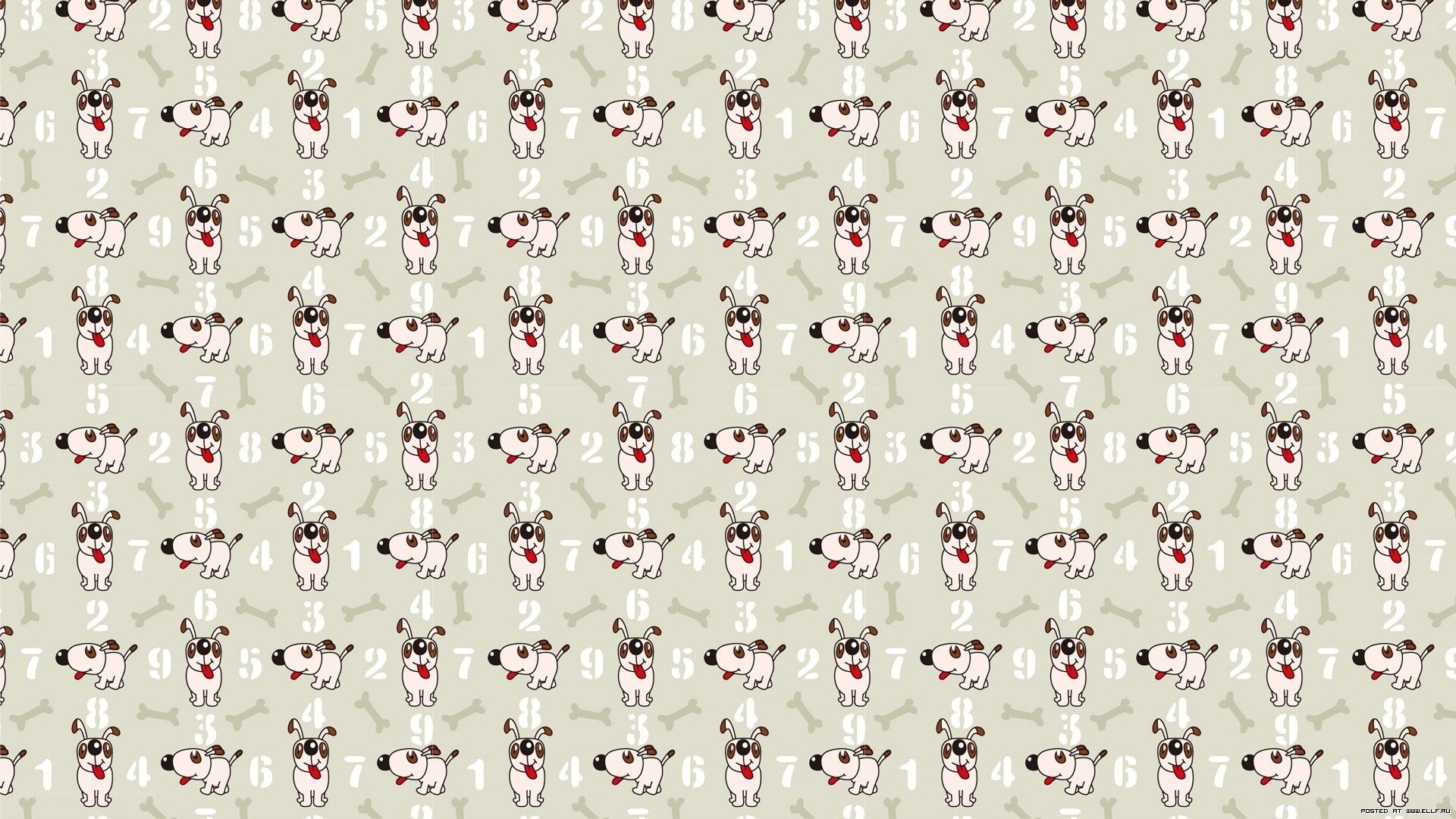 dog pattern wallpaper