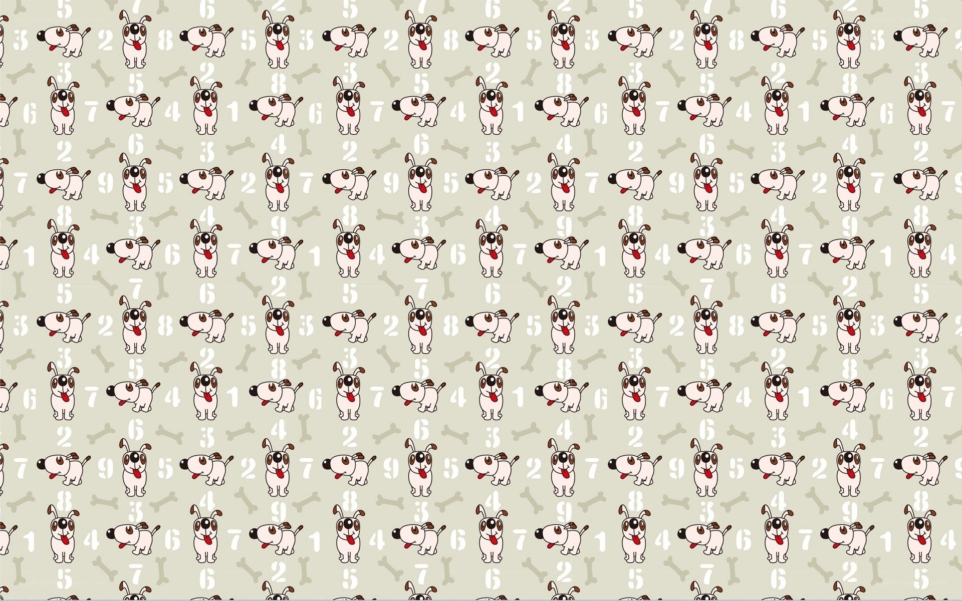 dog pattern wallpaper