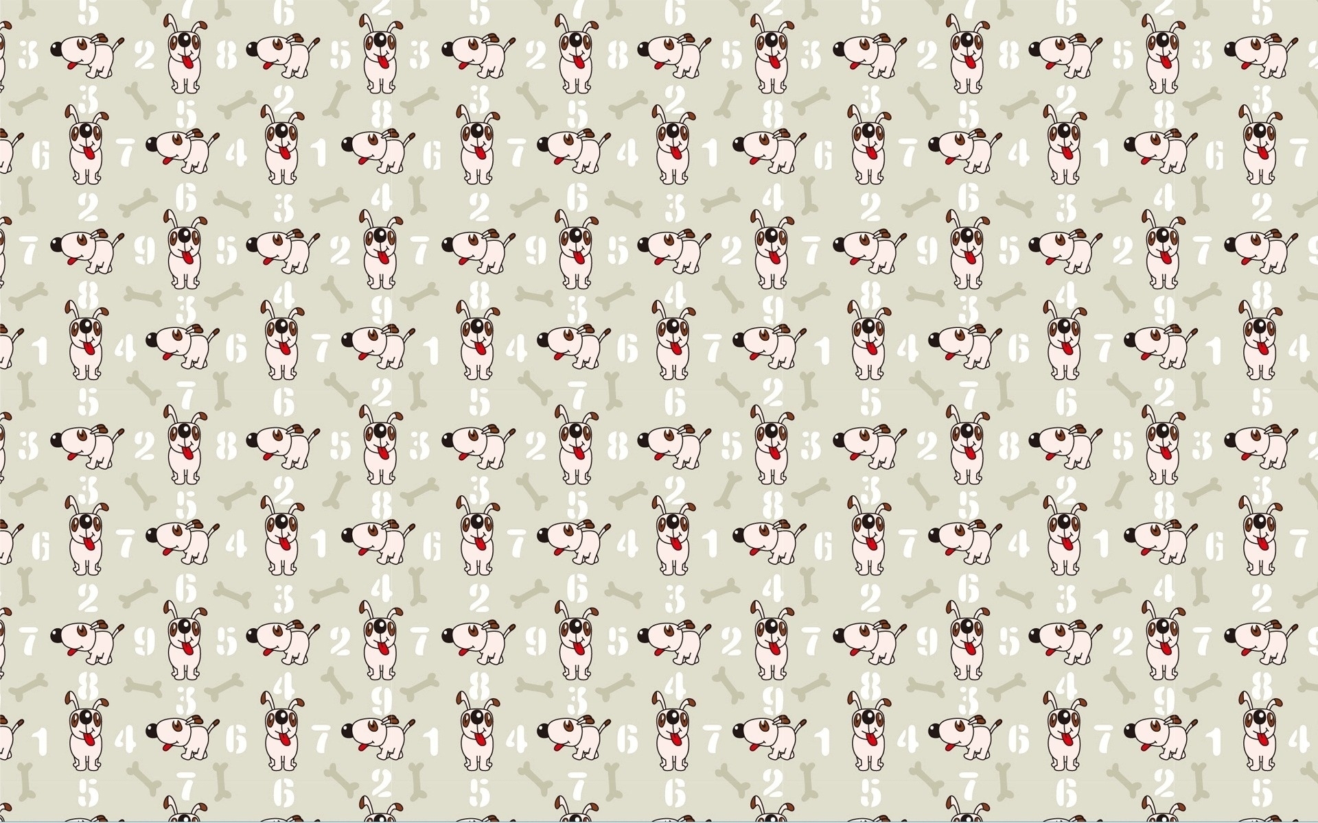dog pattern wallpaper