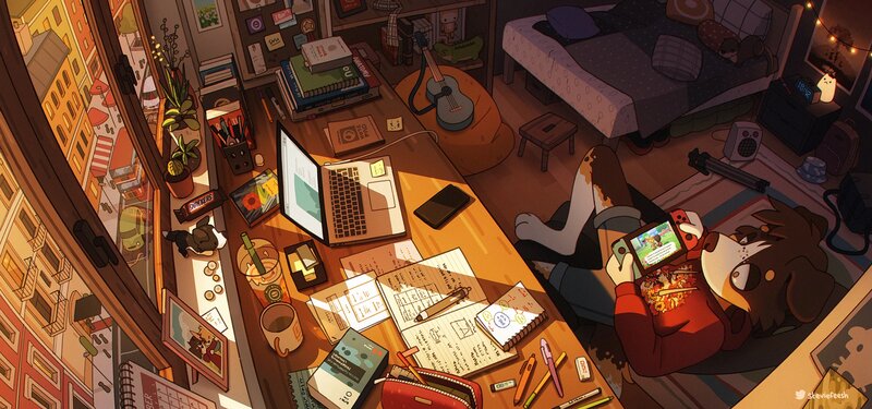 Dog Playing Game