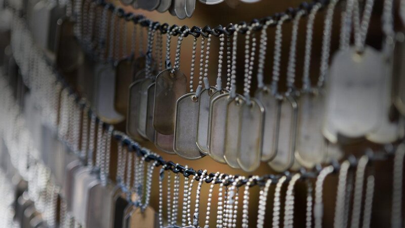Dog Tags on Chains
