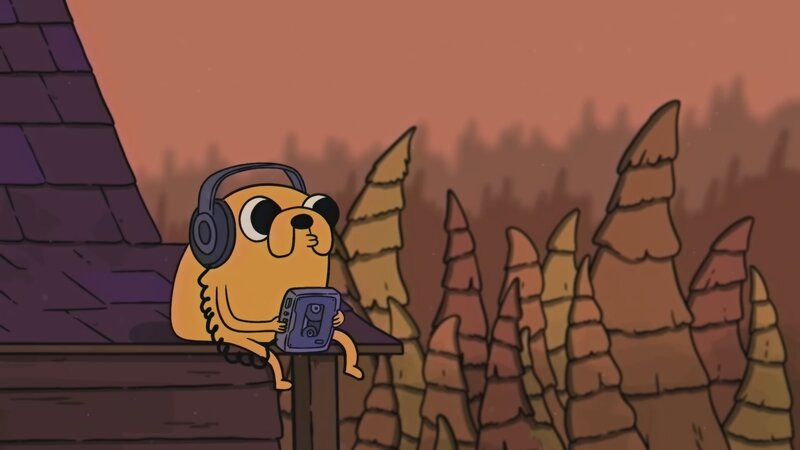 Dog Wearing Headphones